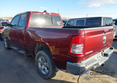 2022 Ram 1500 Lone Star Quad Cab 4X2 6'4 Box из США, поврежденный, VIN 1C6RREBT6NN228071